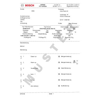 Bosch Common Rail Injektor Einspritzdüse - Prüfung / Funktionstest + ,  24,95 €